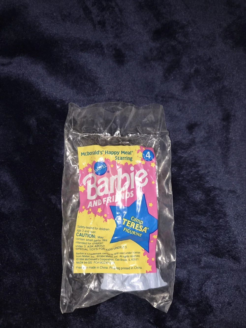 McDonald's Barbie and Friends Camp Teresa Happy Meal Pack - Pink & Yellow